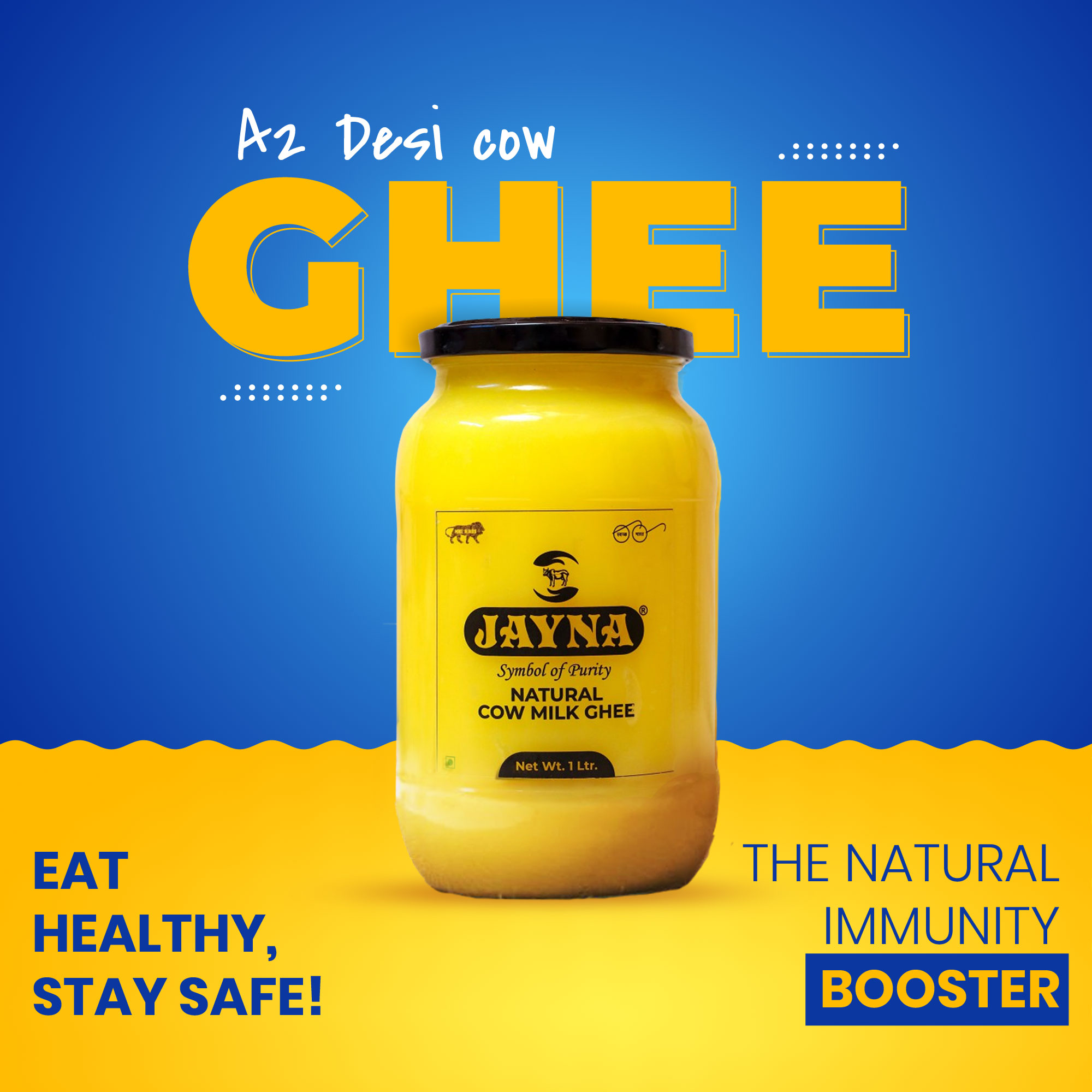 A2 Desi Organic Cow Ghee
